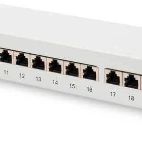 Digitus 19 İnç 24 port CAT-6 FTP Zırhlı Patch Panel
