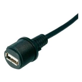 Digitus A-KAB-USBA-FS-1M 1 mt USB A Yeşil Konnektör Açık Uçlu Kablo