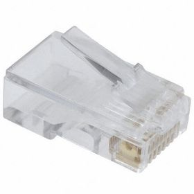Digitus A-MO-8-8-SR-100 Modüler Fiş 5E RJ45 8P8C Zırhsız Yuvarlak Kablo