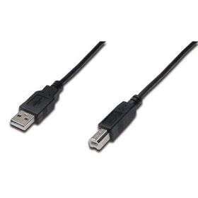 Digitus AK-300105-030-S 3 m USB 2.0 to USB Tip B Erkek-Erkek AWG28 USB 2.0 Yazıcı Kablosu