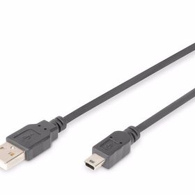 Digitus AK-300108-010-S 1M USB 2.0-Mini USB Kablo