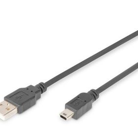 Digitus AK-300108-018-S 1,8M USB 2.0-Mini USB Kablo