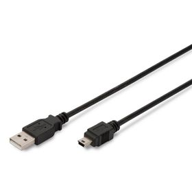 Digitus AK-300108-018-S 1,8M USB 2.0-Mini USB Kablo