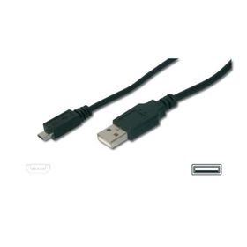 Digitus AK-300110-018-S 1.8 m USB 2.0 to Micro USB Erkek-Erkek AWH28 UL USB 2.0 Kablo