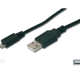 Digitus AK-300110-018-S 1.8 m USB 2.0 to Micro USB Erkek-Erkek AWH28 UL USB 2.0 Kablo
