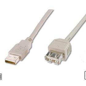 Digitus AK-300202-030-E 3M USB 2.0 Bej Uzatma Kablo