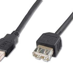 Digitus AK-300202-030-S USB 2.0 Siyah Uzatma Kablo