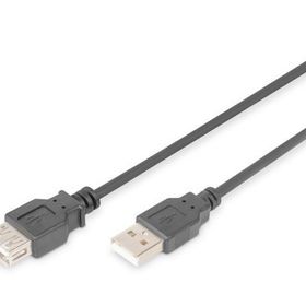 Digitus AK-300202-030-S USB 2.0 Siyah Uzatma Kablo