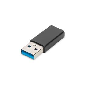 Digitus AK-300524-000-S USB 3.0 to USB Type C 3A 5 Gb Erkek-Dişi Siyah Dönüştücü Adaptör