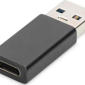 Digitus AK-300524-000-S USB 3.0 to USB Type C 3A 5 Gb Erkek-Dişi Siyah Dönüştücü Adaptör