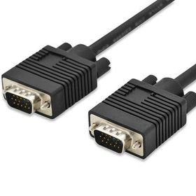 Digitus AK-310103-050-S 5 m VGA to VGA Erkek-Erkek AWG28 3Coax/7C Siyah Görüntü Kablosu