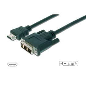 Digitus AK-310103-050-S 5 m VGA to VGA Erkek-Erkek AWG28 3Coax/7C Siyah Görüntü Kablosu