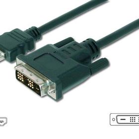 Digitus AK-310103-050-S 5 m VGA to VGA Erkek-Erkek AWG28 3Coax/7C Siyah Görüntü Kablosu