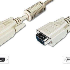 Digitus AK-310203-018-E 1.8 m VGA to VGA Erkek-Dişi AWG28 3Coax/7C Bej Görüntü Kablosu