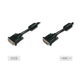 Digitus AK-320200-050-S 5 m DVI-D to DVI-D 24+1 Erkek-Dişi 2xFerrite AWG28 Zırhlı Görüntü Kablosu