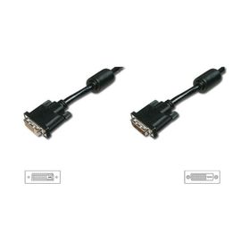 Digitus AK-320200-050-S 5 m DVI-D to DVI-D 24+1 Erkek-Dişi 2xFerrite AWG28 Zırhlı Görüntü Kablosu