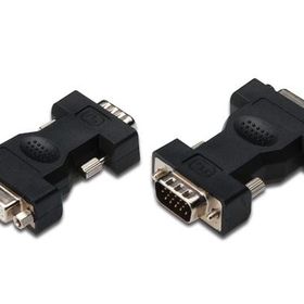 Digitus AK-320505-000-S DVI To VGA Dişi-Erkek 24+5 Siyah Dönüştürücü