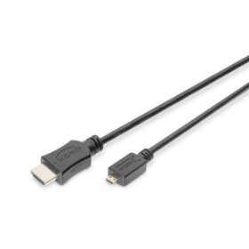 Digitus AK-330109-010-S 1m Micro HDMI to HDMI Kablo
