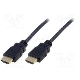 Digitus AK-330114-050-S Altın Uçlu Siyah 5 mt HDMI Kablo