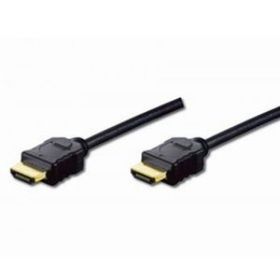 Digitus AK-330114-050-S Altın Uçlu Siyah 5 mt HDMI Kablo