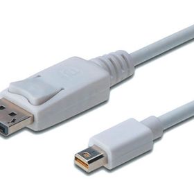 Digitus AK-340102-030-W 3 mt Display Port to Mini Display Port Erkek-Erkek DP1.1A Kilit Mekanizmalı Kablo