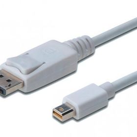 Digitus AK-340102-030-W 3 mt Display Port to Mini Display Port Erkek-Erkek DP1.1A Kilit Mekanizmalı Kablo