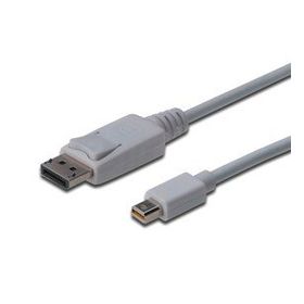 Digitus AK-340102-030-W 3 mt Display Port to Mini Display Port Erkek-Erkek DP1.1A Kilit Mekanizmalı Kablo