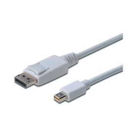 Digitus AK-340102-030-W 3 mt Display Port to Mini Display Port Erkek-Erkek DP1.1A Kilit Mekanizmalı Kablo