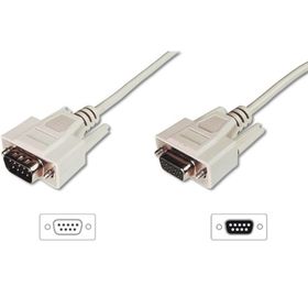 Digitus AK-610203-100-E 10M D-Sub9M/F Zırhlı Veri Kablosu