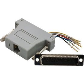 Digitus AK-610518-000-I db25 Erkek RJ45 Dişi Bej Modüler Adaptör