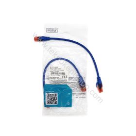 Digitus CAT6 UTP 0.25 mt Blue 10'lu Paket Patch Cord Kablo