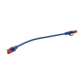 Digitus CAT6 UTP 0.25 mt Blue 10'lu Paket Patch Cord Kablo