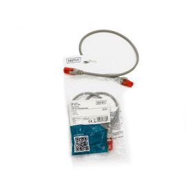 Digitus CAT6 UTP 0.50 mt Grey 10'lu Paket Patch Cord Kablo