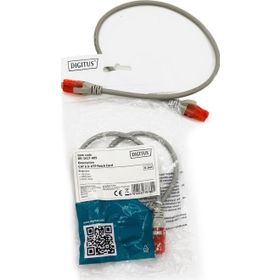 Digitus CAT6 UTP 0.50 mt Grey 10'lu Paket Patch Cord Kablo