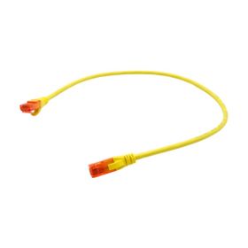 Digitus CAT6 UTP 0.50 mt Yellow 10'lu Paket Patch Cord Kablo