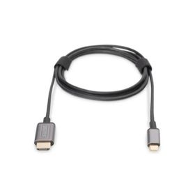Digitus DA-70821 1.8 mt USB Type to HDMI Erkek-Erkek 4K 30Hz Metal Dönüştürücü Kablo