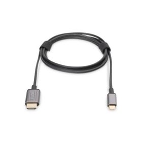 Digitus DA-70821 1.8 mt USB Type to HDMI Erkek-Erkek 4K 30Hz Metal Dönüştürücü Kablo