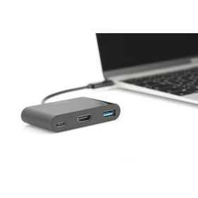 Digitus DA-70855 USB-C HDMI 3-port Adapter