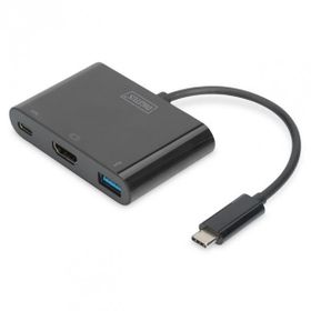 Digitus DA-70855 USB-C HDMI 3-port Adapter