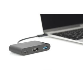 Digitus DA-70855 USB-C HDMI 3-port Adapter