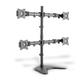 Digitus DA-90364 15 - 27 inç 4 Monitör Destekli Hareketli Masaüstü Monitör Standı