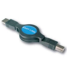 Digitus DA-RET-USB01 1.2 m USB To USB Tip B Erkek-Erkek USB 1.1 Makaralı Kablo