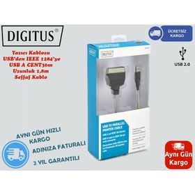 Digitus DC Usb-PM1 Usb Paralel Yazıcı Kablosu