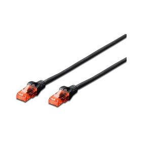Digitus DK-1617-0025/BL 0.25 m 10'lu CAT6A UTP Siyah Patch Kablo