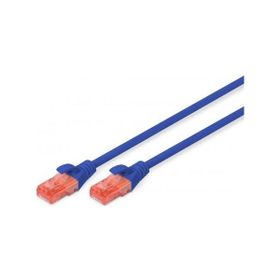 Digitus DK-1617-005/B 50 cm UTP Cat6 Mavi CU LSZH AWG 26/7 Patch Kablo