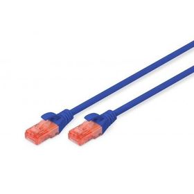 Digitus DK-1617-005/B 50 cm UTP Cat6 Mavi CU LSZH AWG 26/7 Patch Kablo