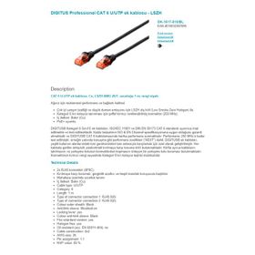 Digitus DK-1617-010-BL Network Kablo