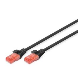 Digitus DK-1617-010/BL 1 m Cat6 UTP Siyah 10'lu Patch Kablo
