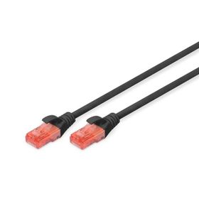 Digitus DK-1617-010/BL 1 m Cat6 UTP Siyah 10'lu Patch Kablo