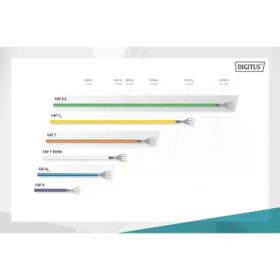 Digitus DK-1617-030/BL 3 m 10'lu CAT6 UTP Siyah Patch Kablo
